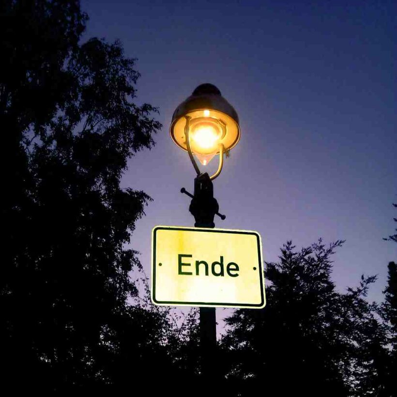 sign ENDE
